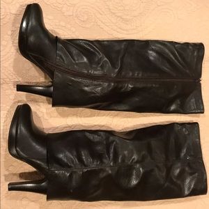 Expresso colored high healed boots Sz 10